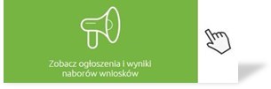 Na zdjęciu banner zachęcający do obejrzenia nabor&oacute;w wniosk&oacute;w